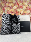 Saint Laurent Shopper Bag Grey Black