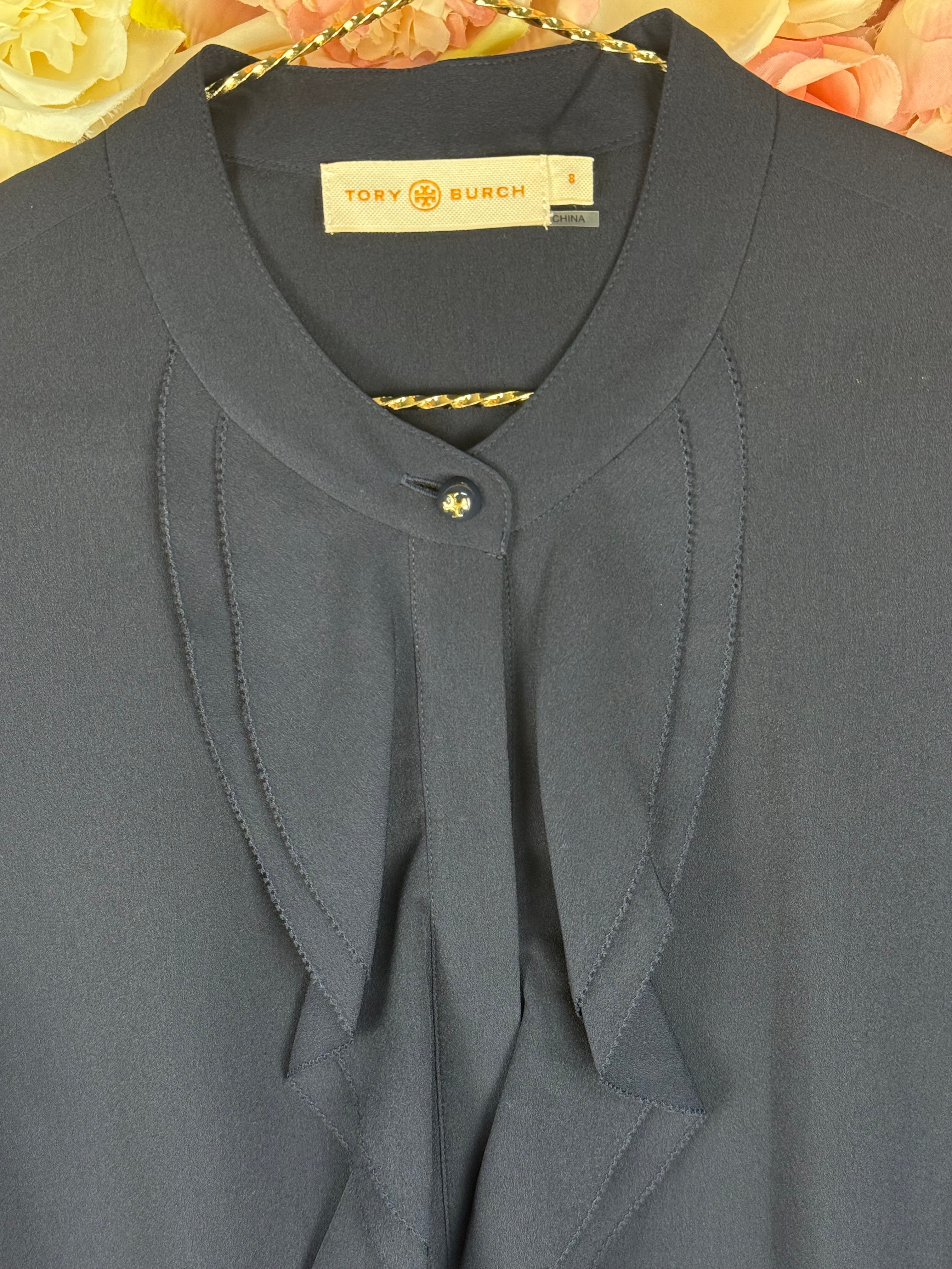Tory Burch Dress Dark Blue Sz. 8 (M)