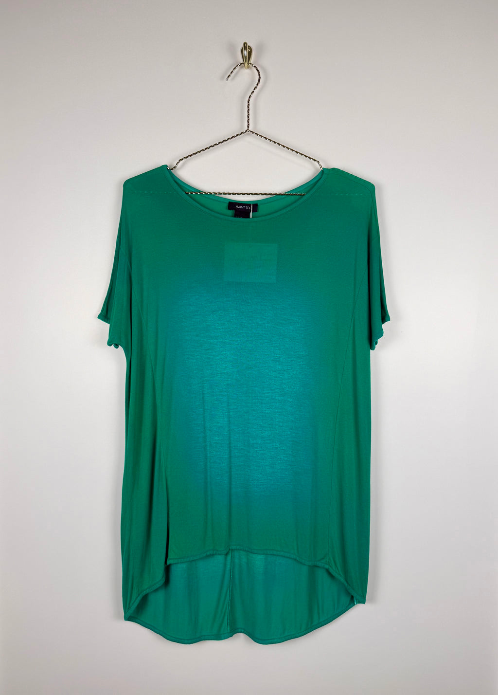 Avant Toi Oversized T-Shirt Green & Orange Sz. M