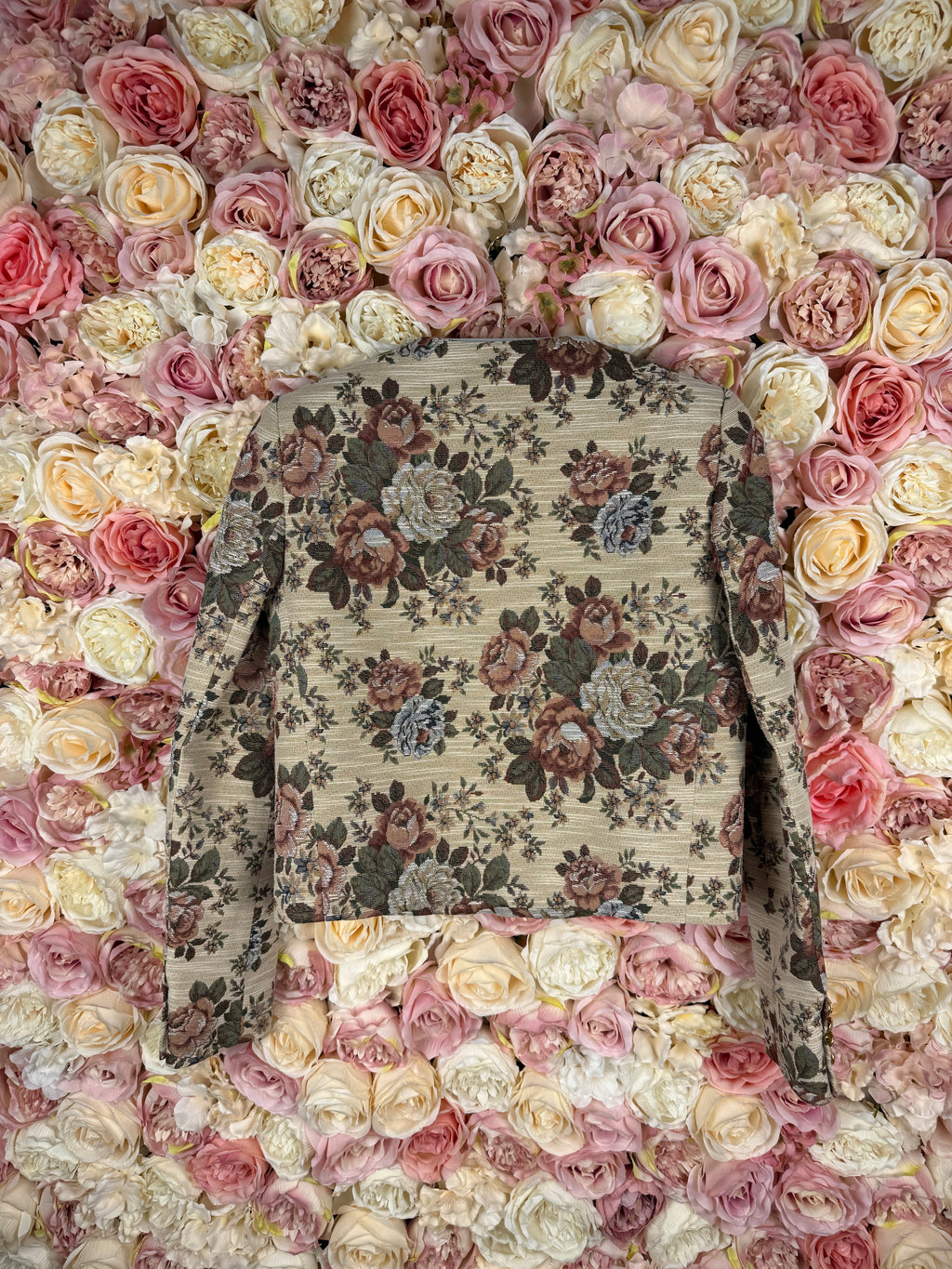 Celine 2020 Floral Print Blazer Beige Multi Sz. 32 DE (34 FR)
