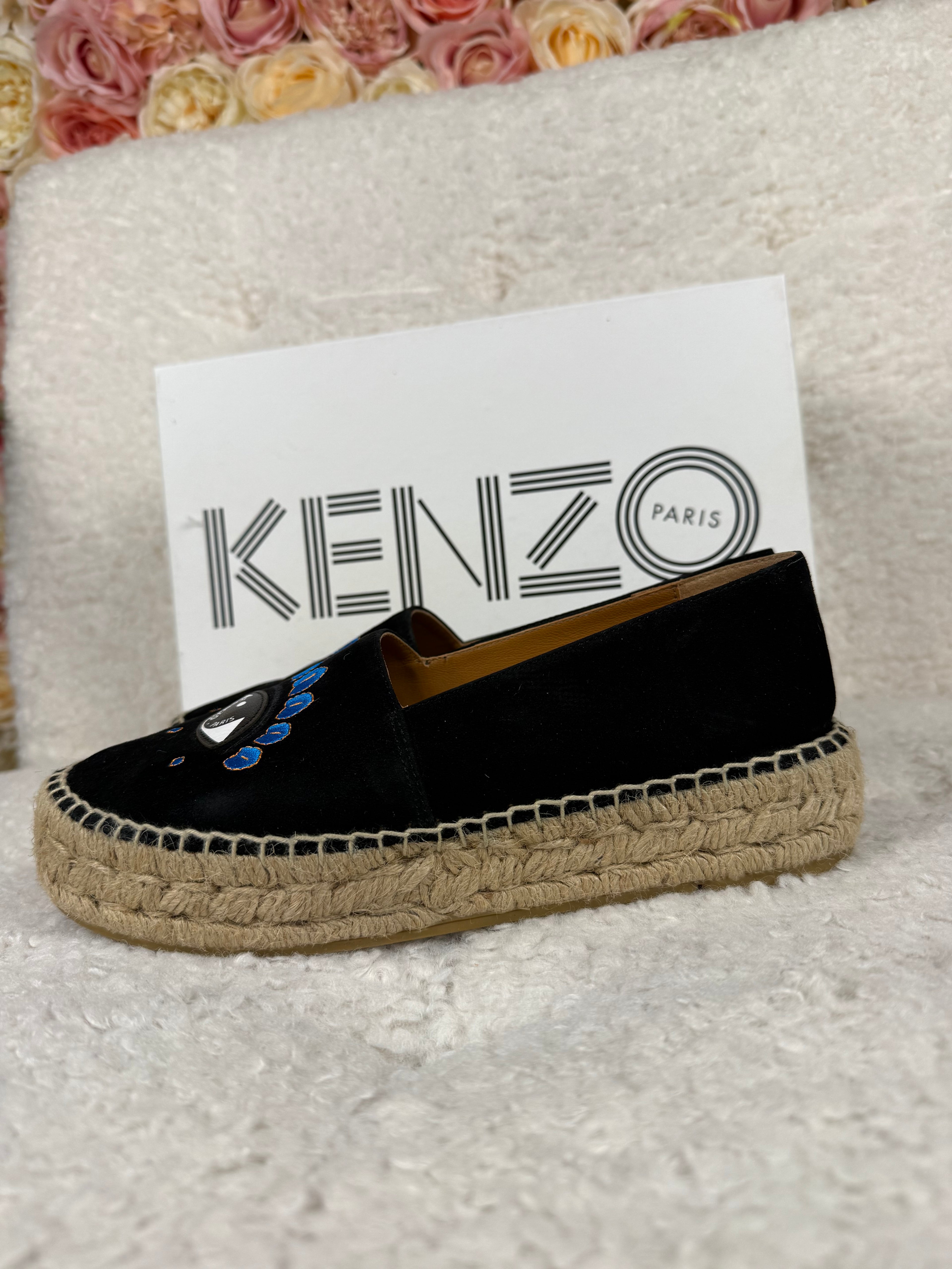 Kenzo Espadrilles Black Multi Sz. 38 EU