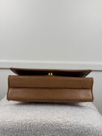 Chanel Vintage Schultertasche – Camel/Gold – 1989–1991