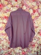 Etro Striped Oversized Cotton Shirt Blue Orange Sz. 38 DE (42 IT)