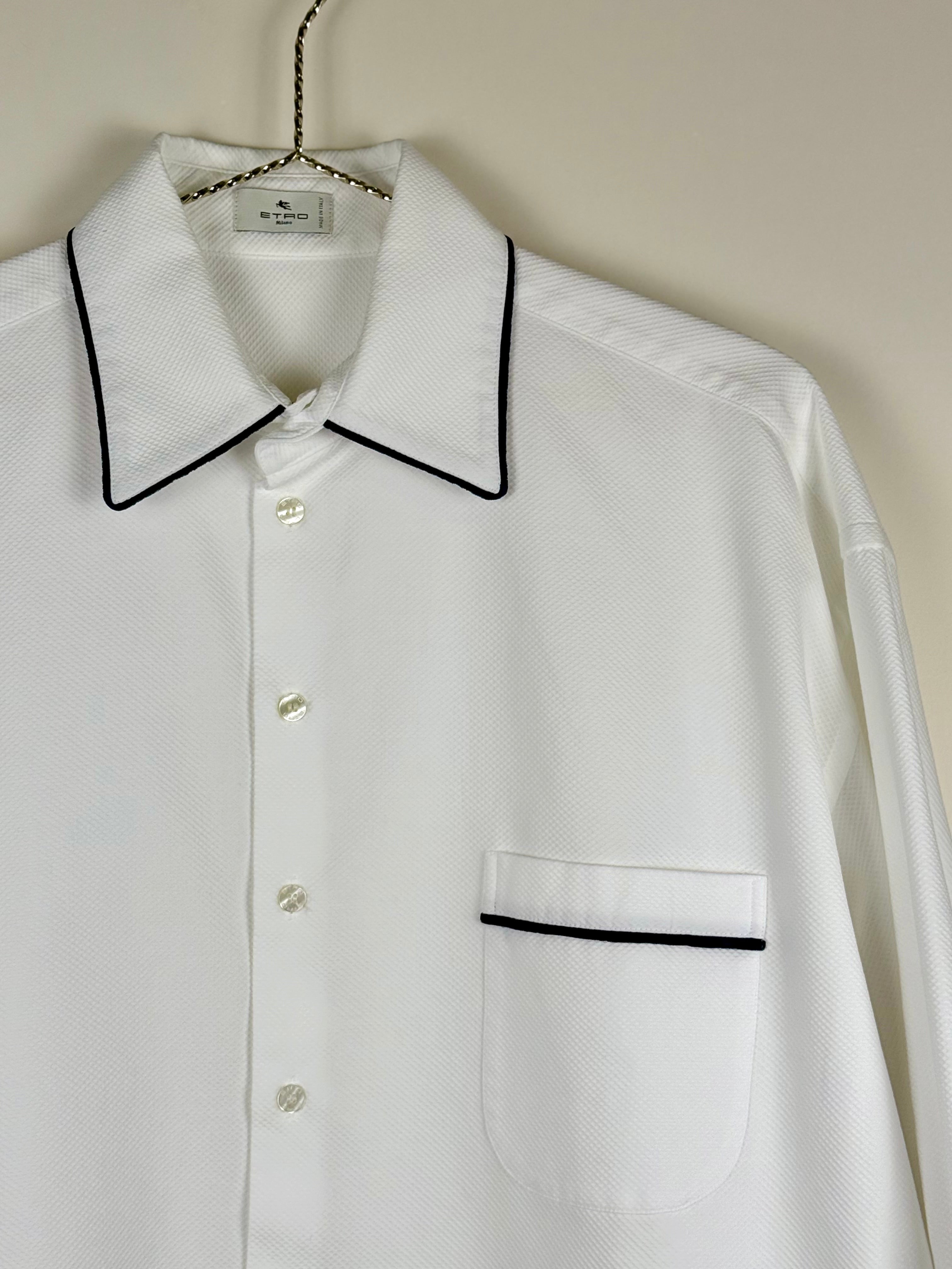 Etro Cotton Shirt White Sz. 38 DE (42 IT)