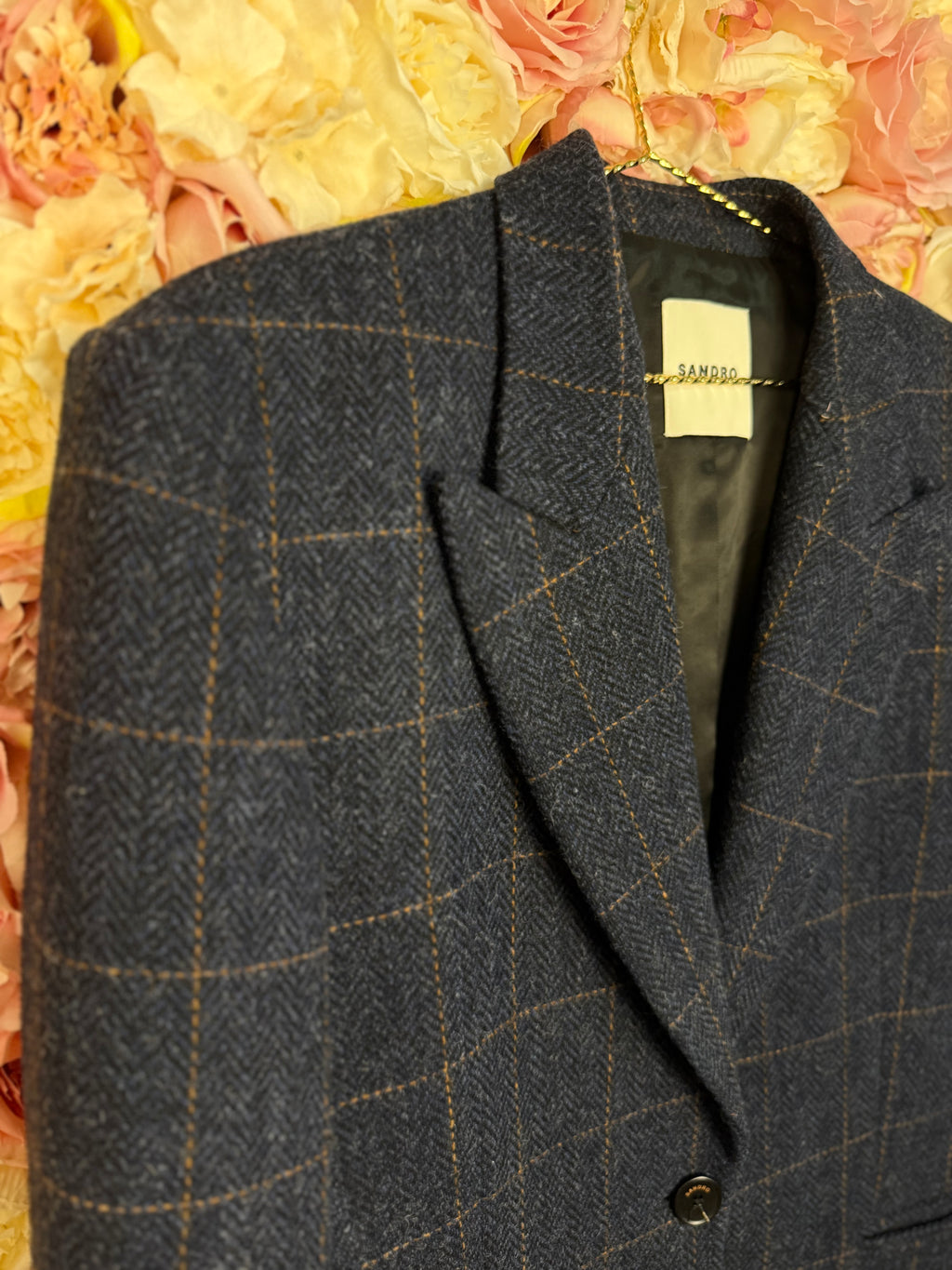 Sandro Blazer Blue Sz. 36 DE (38 FR)