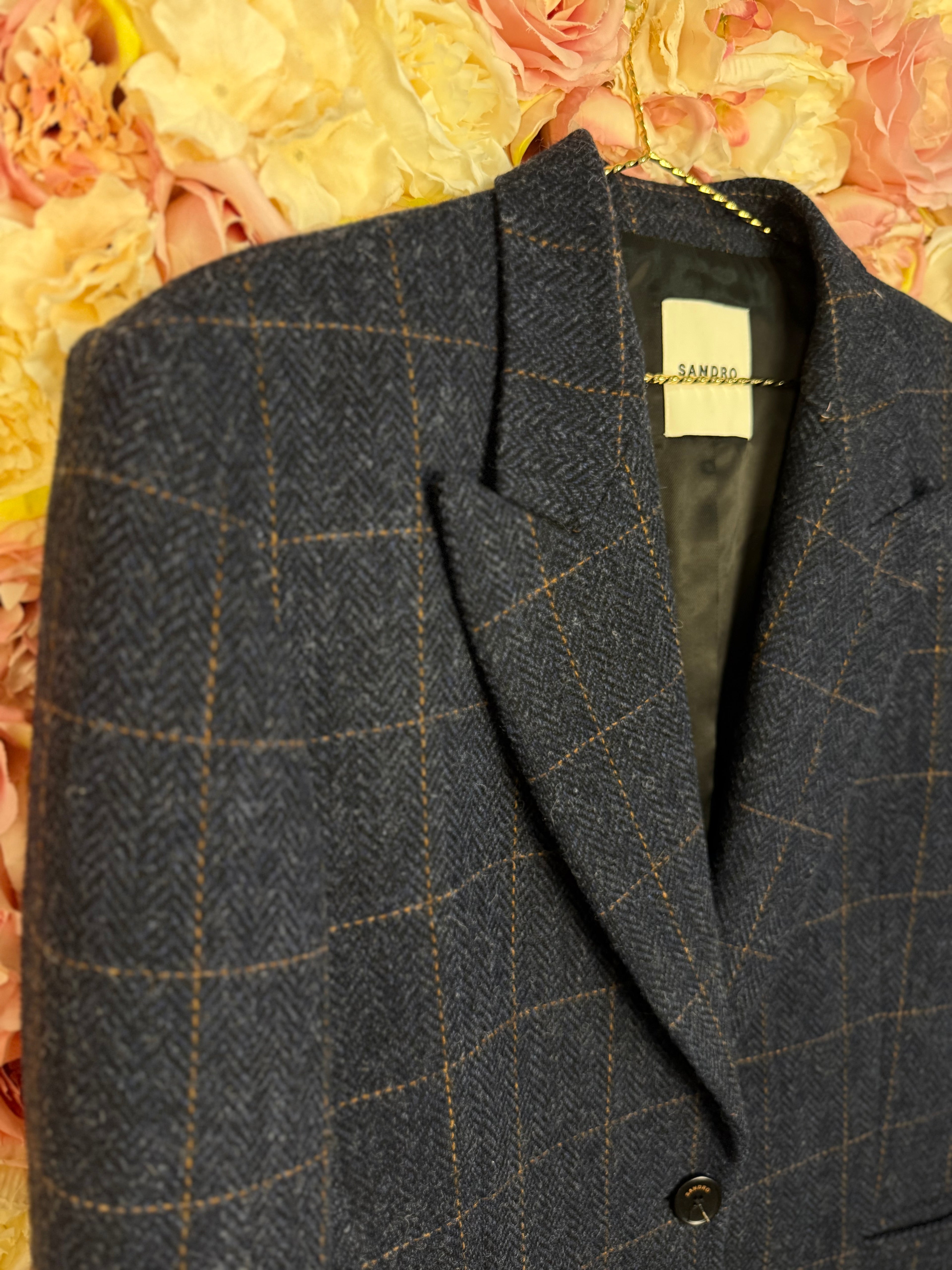 Sandro Blazer Blue Sz. 36 DE (38 FR)