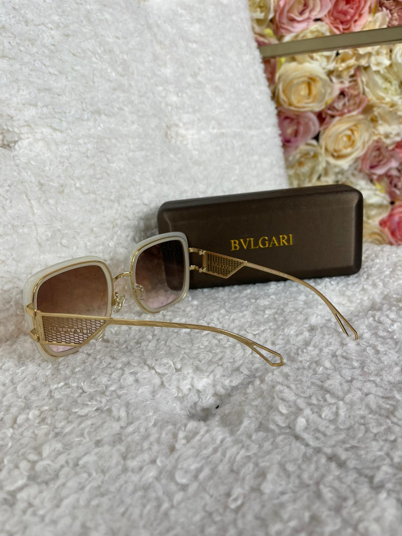 Bulgari Sunglasses Cream Gold