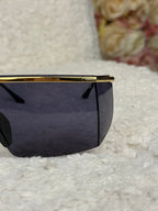 Tom Ford Shield Sunglasses Black Gold