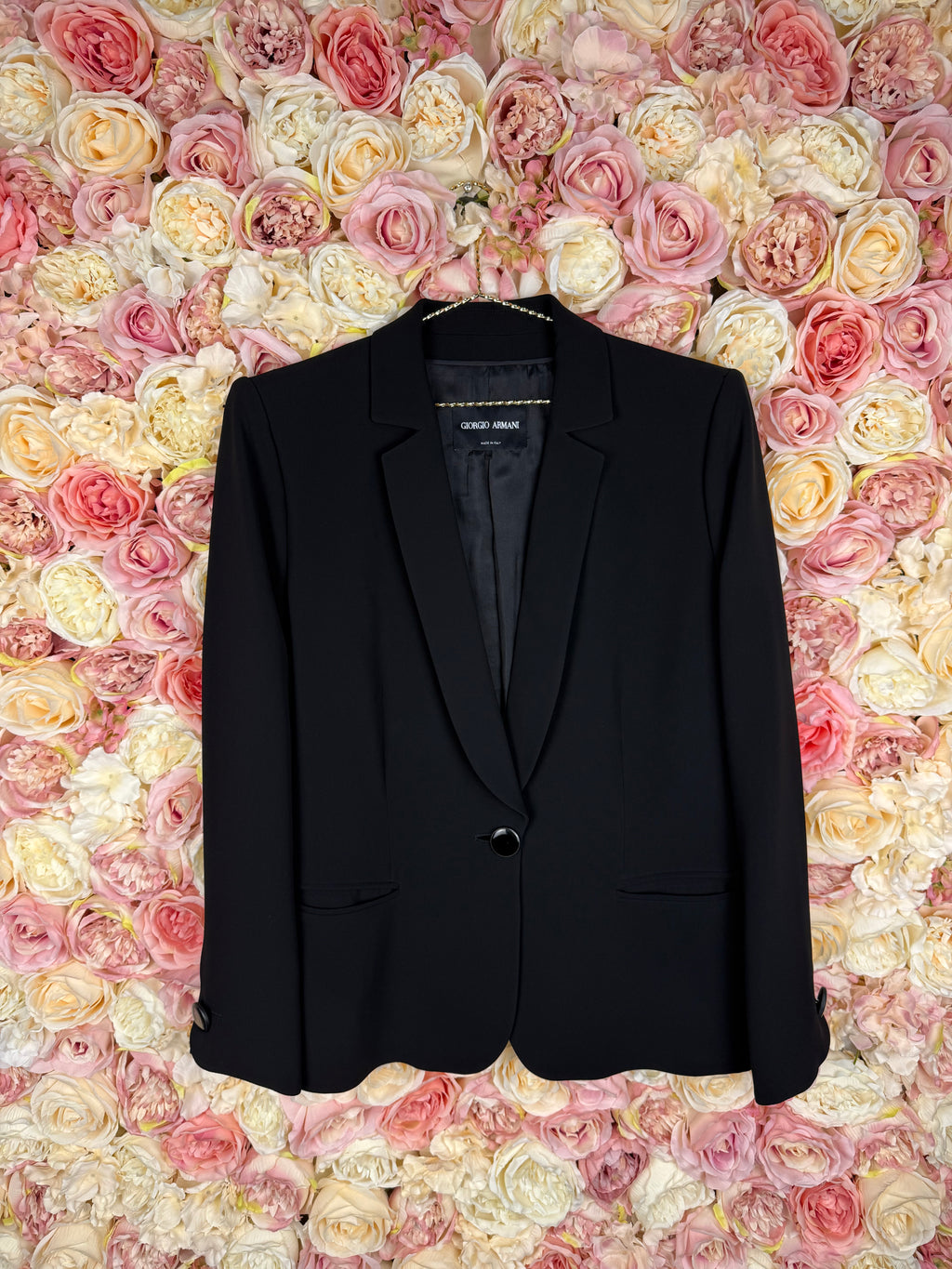 Giorgio Armani Classic Blazer Black Sz. 44 DE (48 IT)