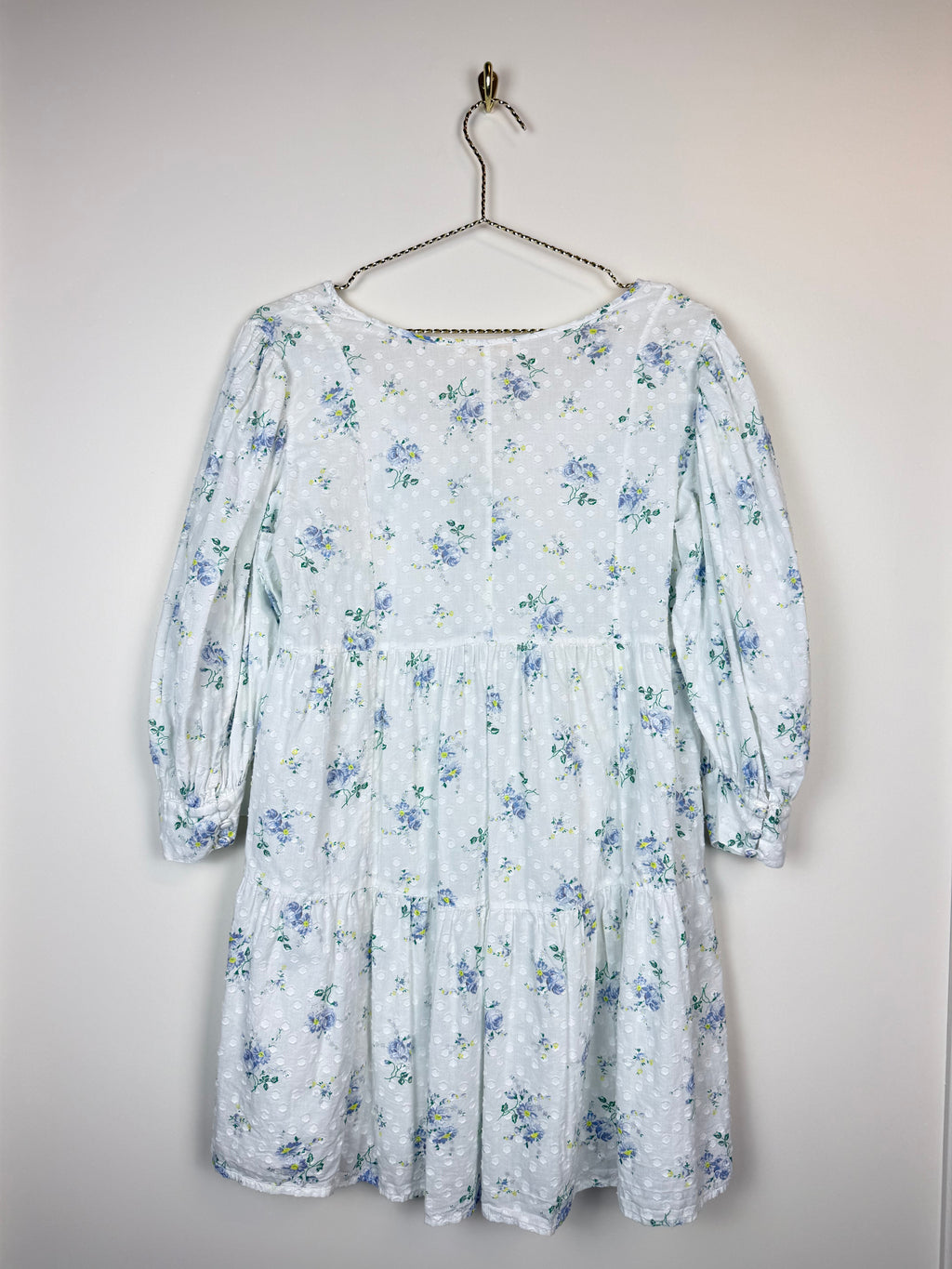 LoveShackFancy Cotton Dress White Multi Sz. M