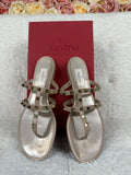 Valentino Rockstud Flip Flops Nude Sz. 38 EU