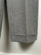 'S Max Mara Hahnentritt-Hose – Braun/Mehrfarbig – Gr. 40 DE