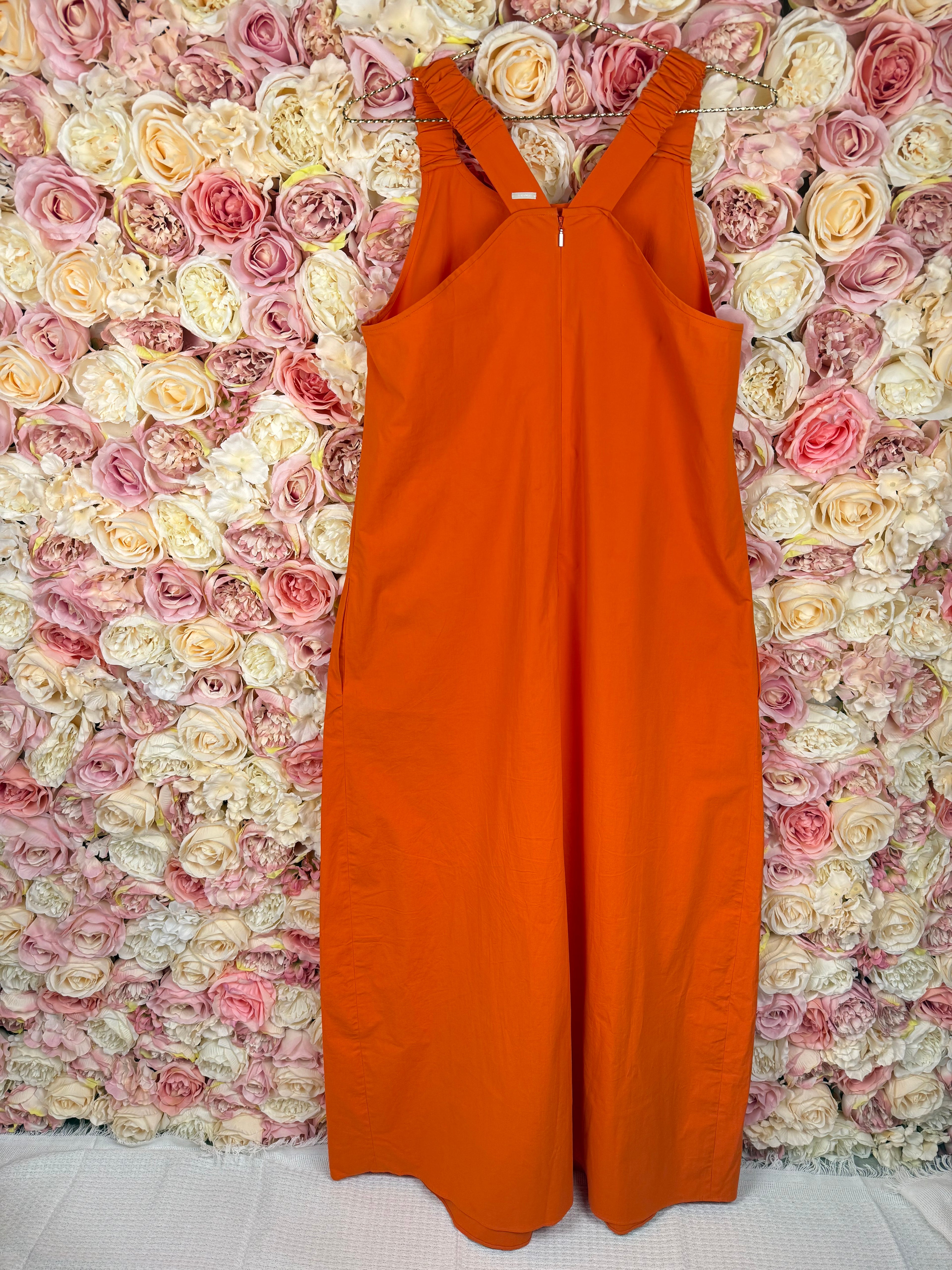 'S Max Mara Dress Orange Sz. Estm. M/L
