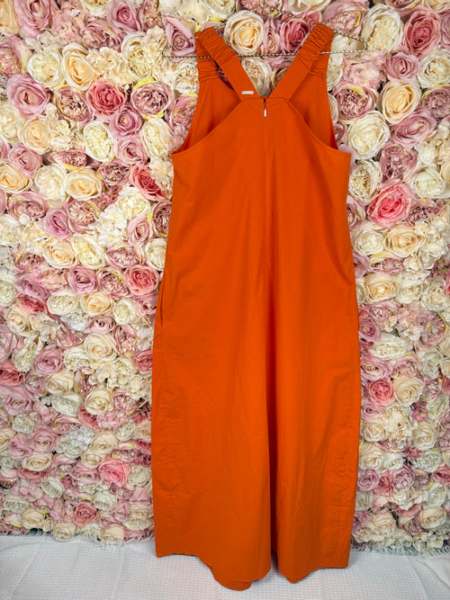 'S Max Mara Dress Orange Sz. Estm. M/L