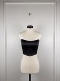 Sovaye Shiny Top Dark Grey Sz. S