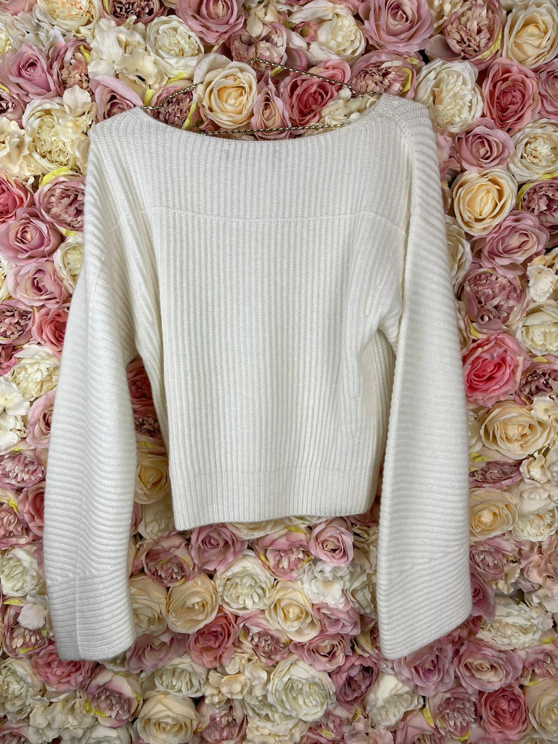 Iris von Arnim Cashmere Sweater Ivory Sz. S