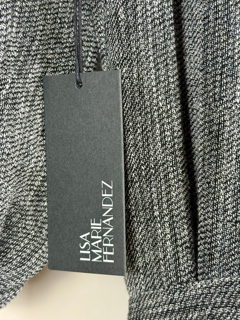 Lisa Marie Fernandez One-Sleeve Dress Grey Sz. S
