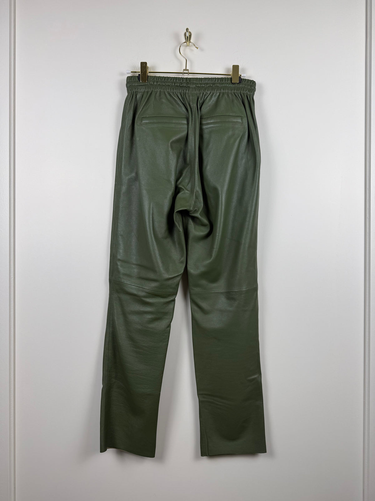 Oakwood Lederhose – Olive – Gr. S