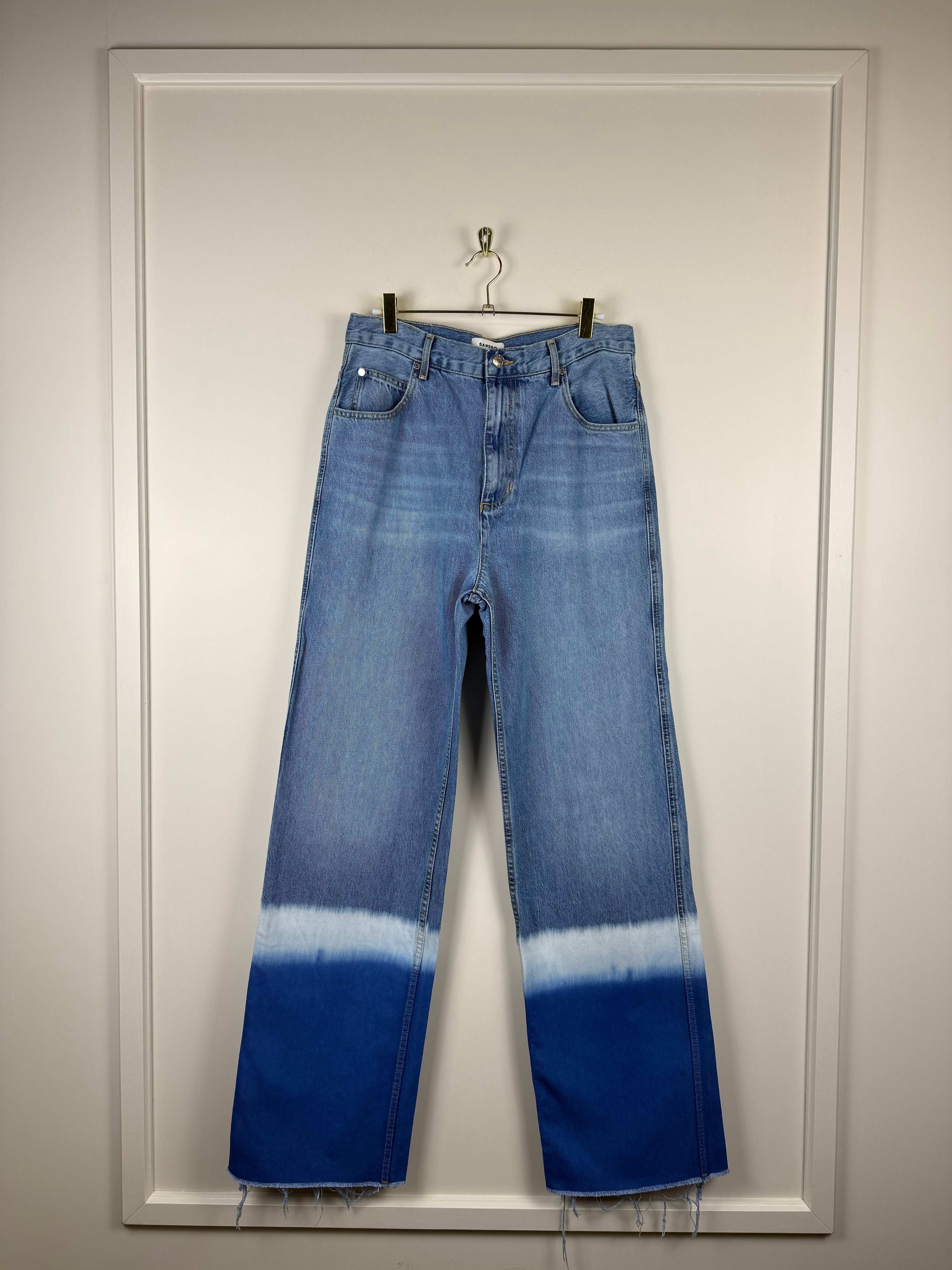 Sandro Jeans Straight Cut Light Blue Sz. 40 DE (42 FR)