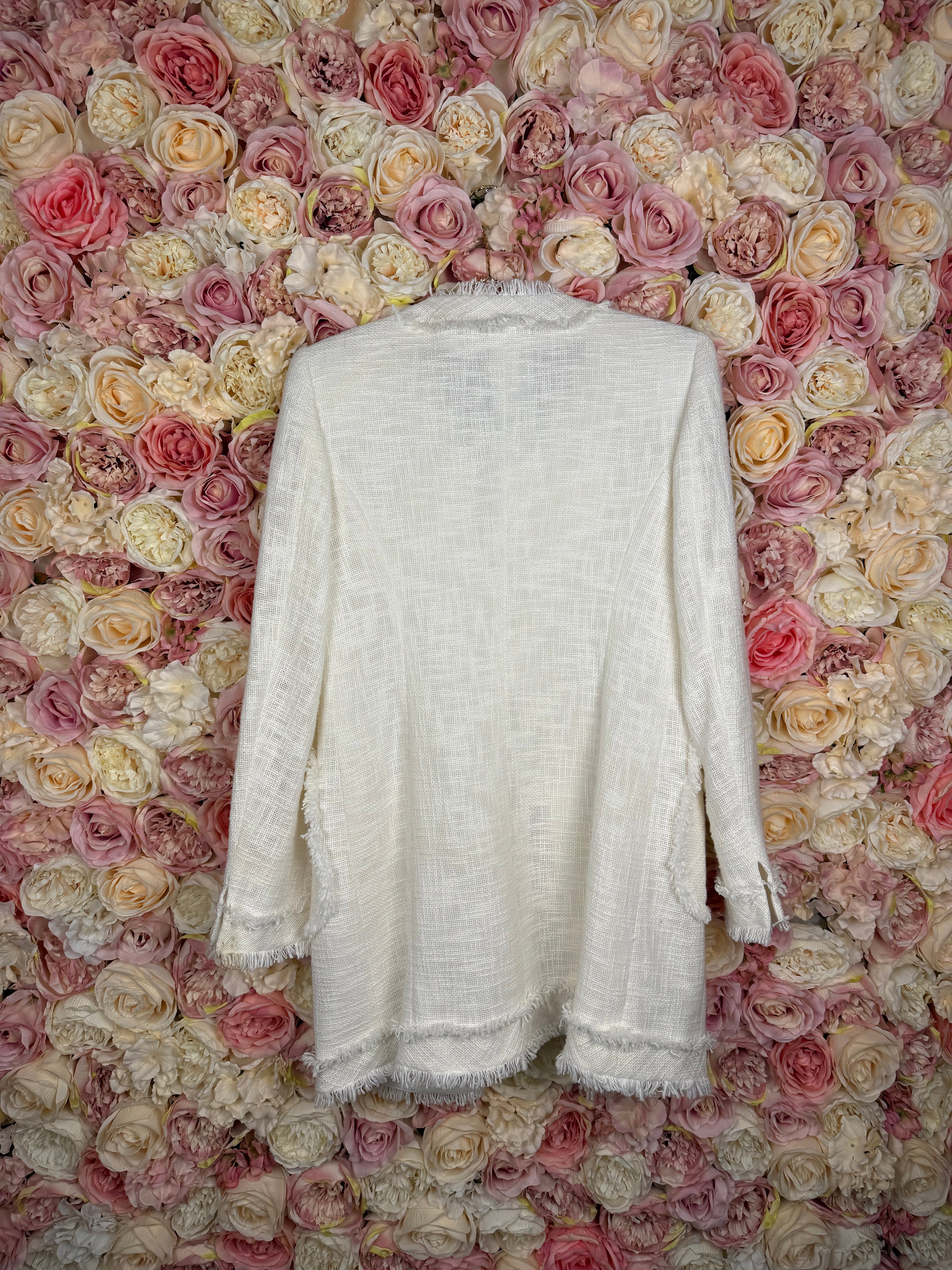 Maison Common Blazer White Tweed Sz. 36 DE