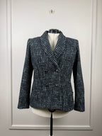 Chanel 22B Pre-Collection Tweed Blazer – Blue/Black – Size 40 DE (42 FR)