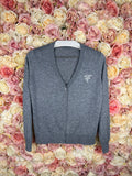 Prada Wool Cardigan Grey Sz. M