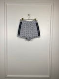 Maje Skorts aus Tweed – Blau/Weiss – Gr. 36 DE (38 FR)