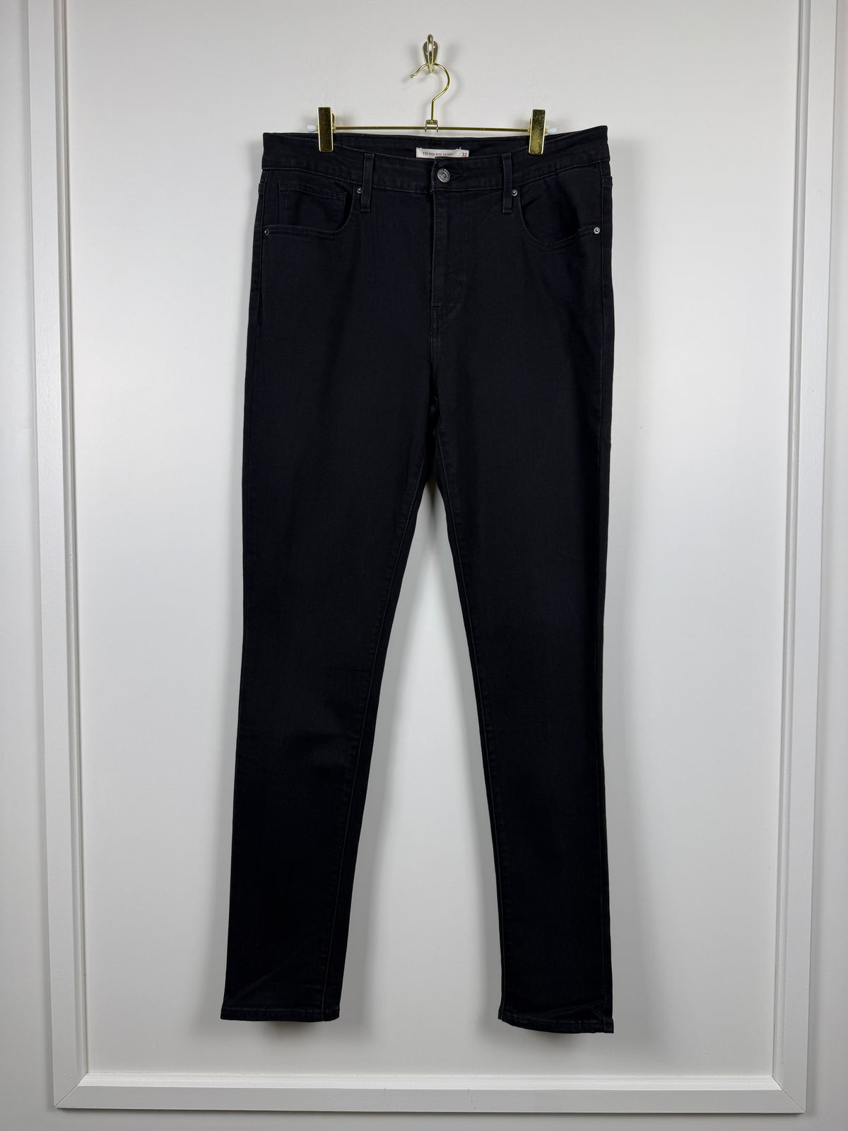 Levi's 721 High Rise Skinny Jeans – Dunkelgrau – Gr. 32