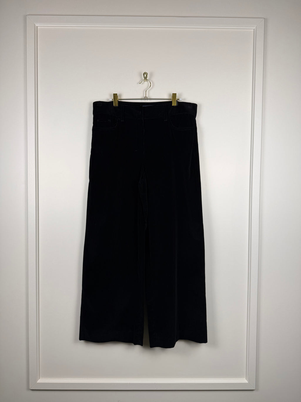 S' Max Mara Cord-Hose – Schwarz – Gr. 42 DE (46 IT)