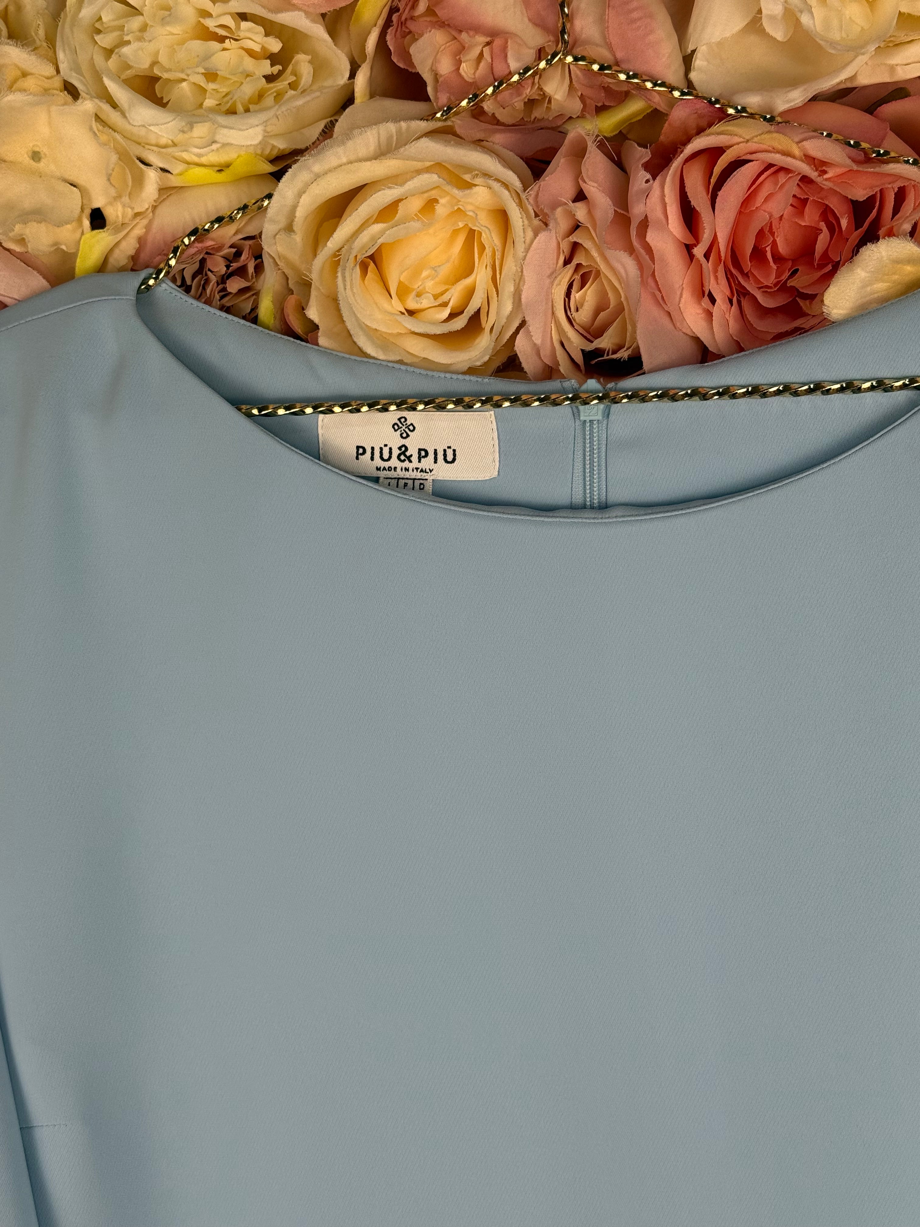 Piu&Piu Dress Light Blue Sz. 42 DE (46 IT)