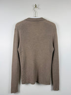 Hawick Cashmere Strickjacke – Camel – Gr. S