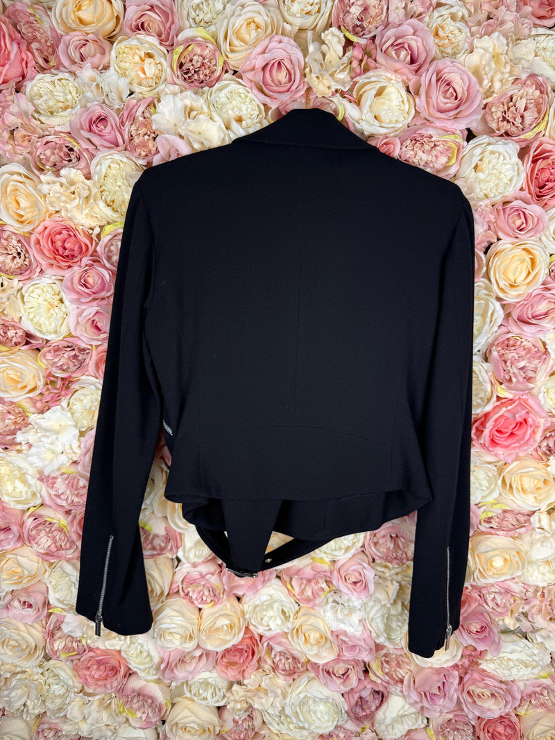 Christopher Kane Fabric Biker Jacket