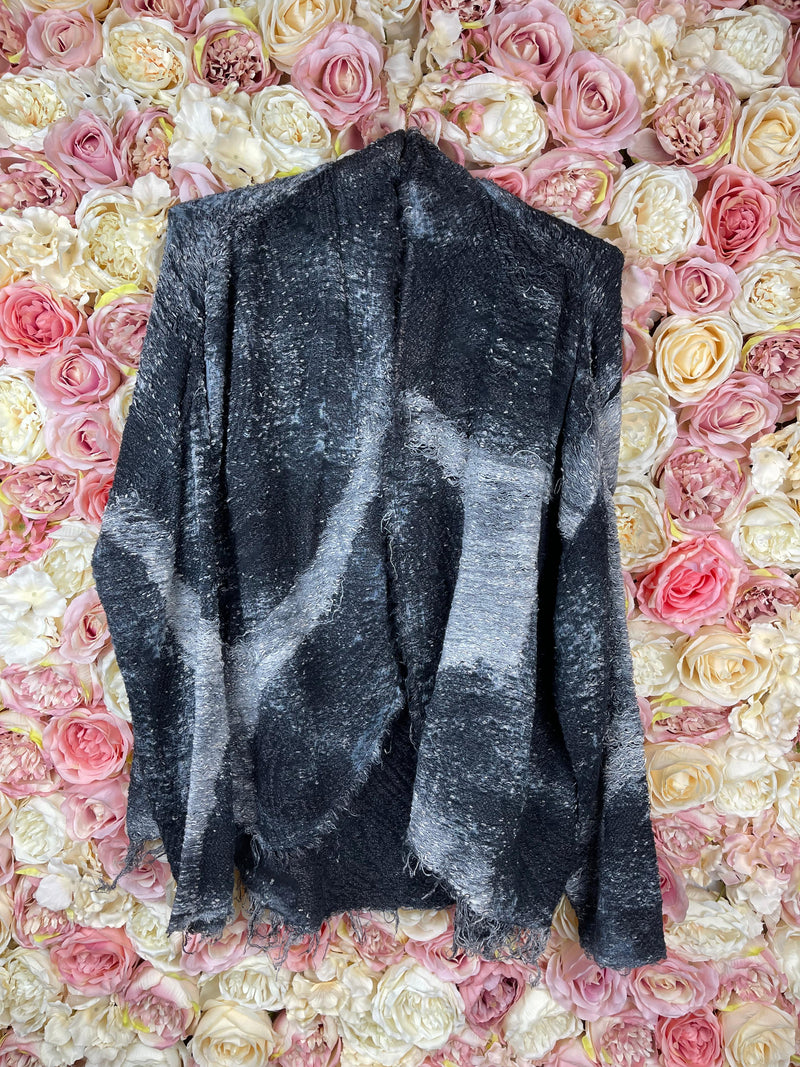 Avant Toi Silk Cotton Cardigan Grey Sz. XL