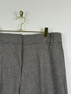 'S Max Mara Hahnentritt-Hose – Braun/Mehrfarbig – Gr. 40 DE
