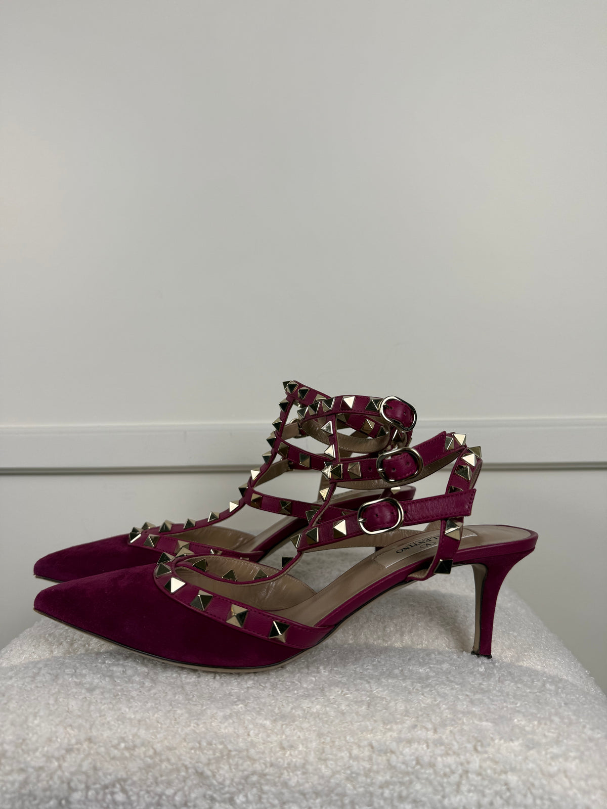 Valentino Rockstud Pumps – Bordeaux – Gr. 38 EU