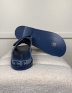 Chanel Denim Sandalen – Hellblau – Gr. 38.5