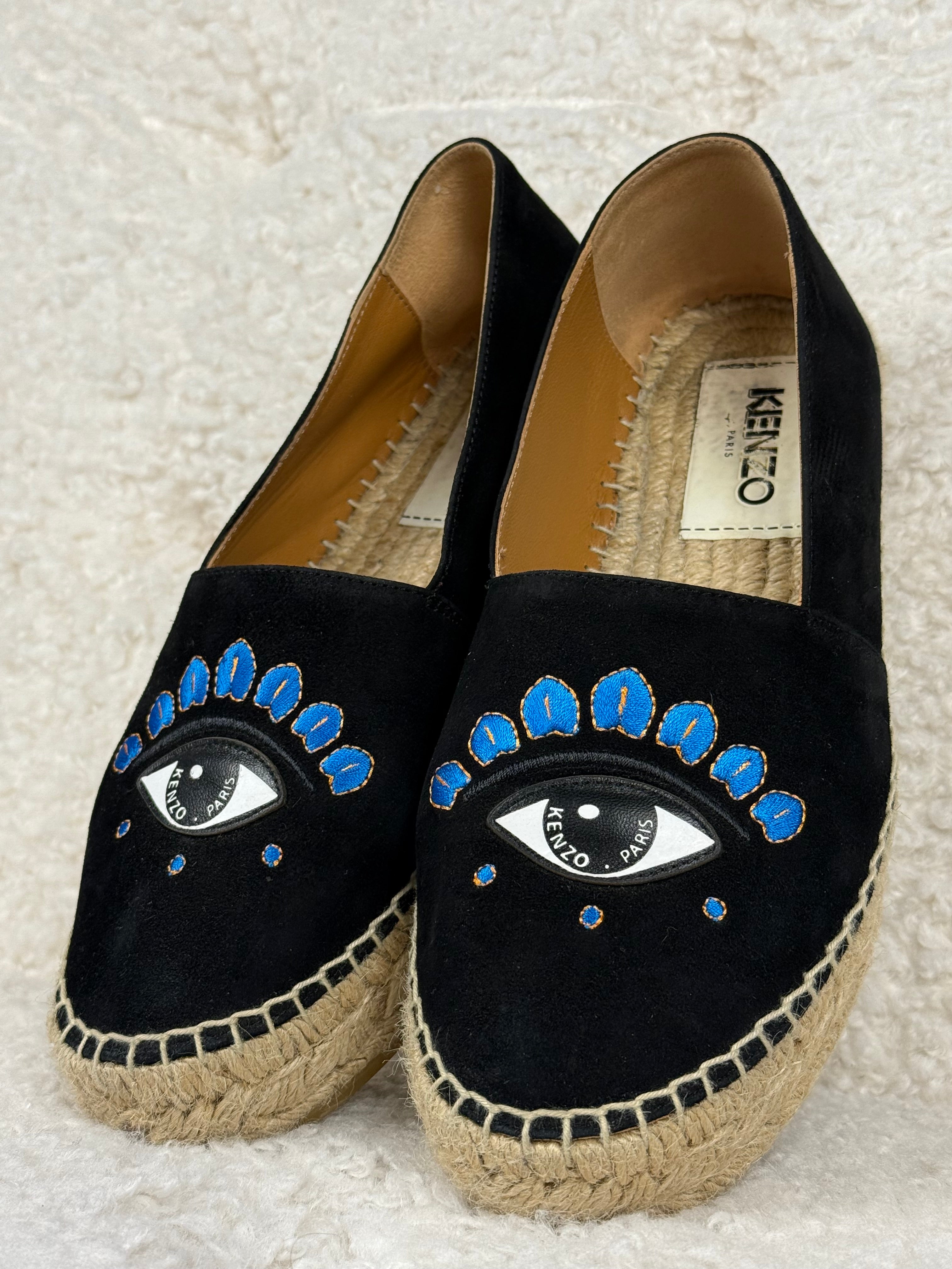 Kenzo Espadrilles Black Multi Sz. 38 EU