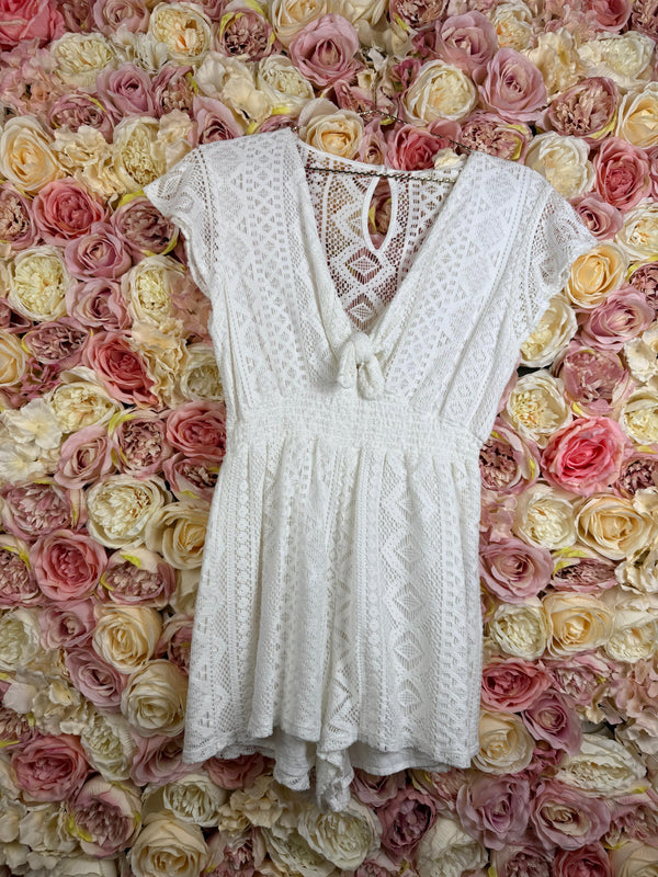 Oysho Playsuit white