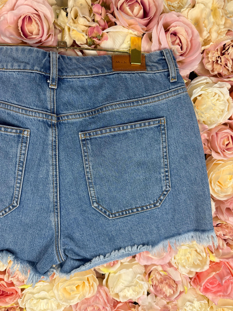 Mih Jeans Shorts Light Blue