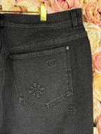 Chanel 21P Cotton Jeans Dark Grey Sz. 46 DE (48 FR)
