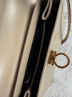Ferragamo Top Handle Bag Beige