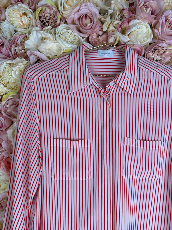 Van Laack Silk Blouse Stripes