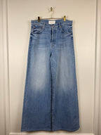 Mother Jeans "The Ditcher Royal Sneak" Light Blue Sz. 29