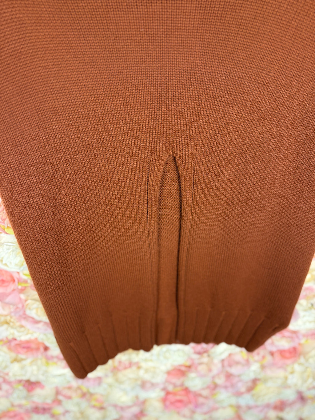 Malo Cashmere Vest in Rust