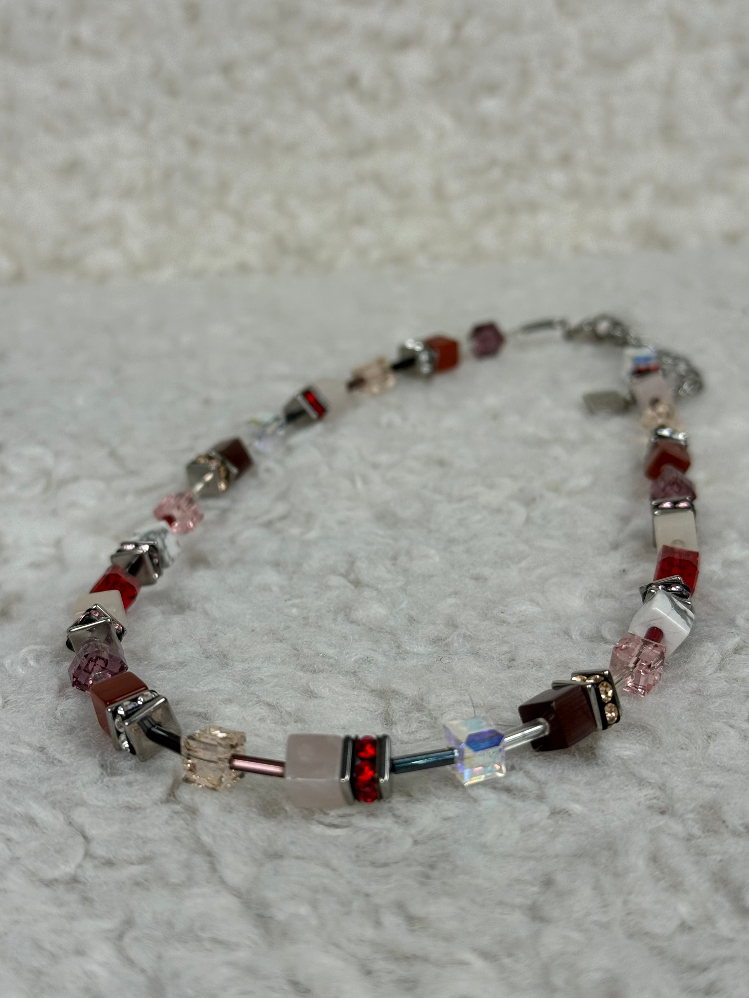 Coeur De Lion Necklace Purple Multi