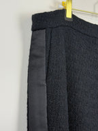 Chanel Tweed Hose – Schwarz – Gr. 46 DE (48 FR)
