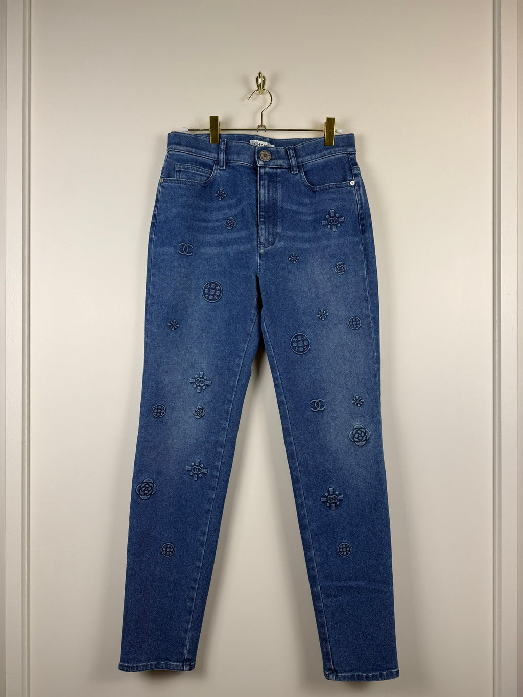 Chanel 22P Blue Jeans Sz. 38 DE (40 FR)