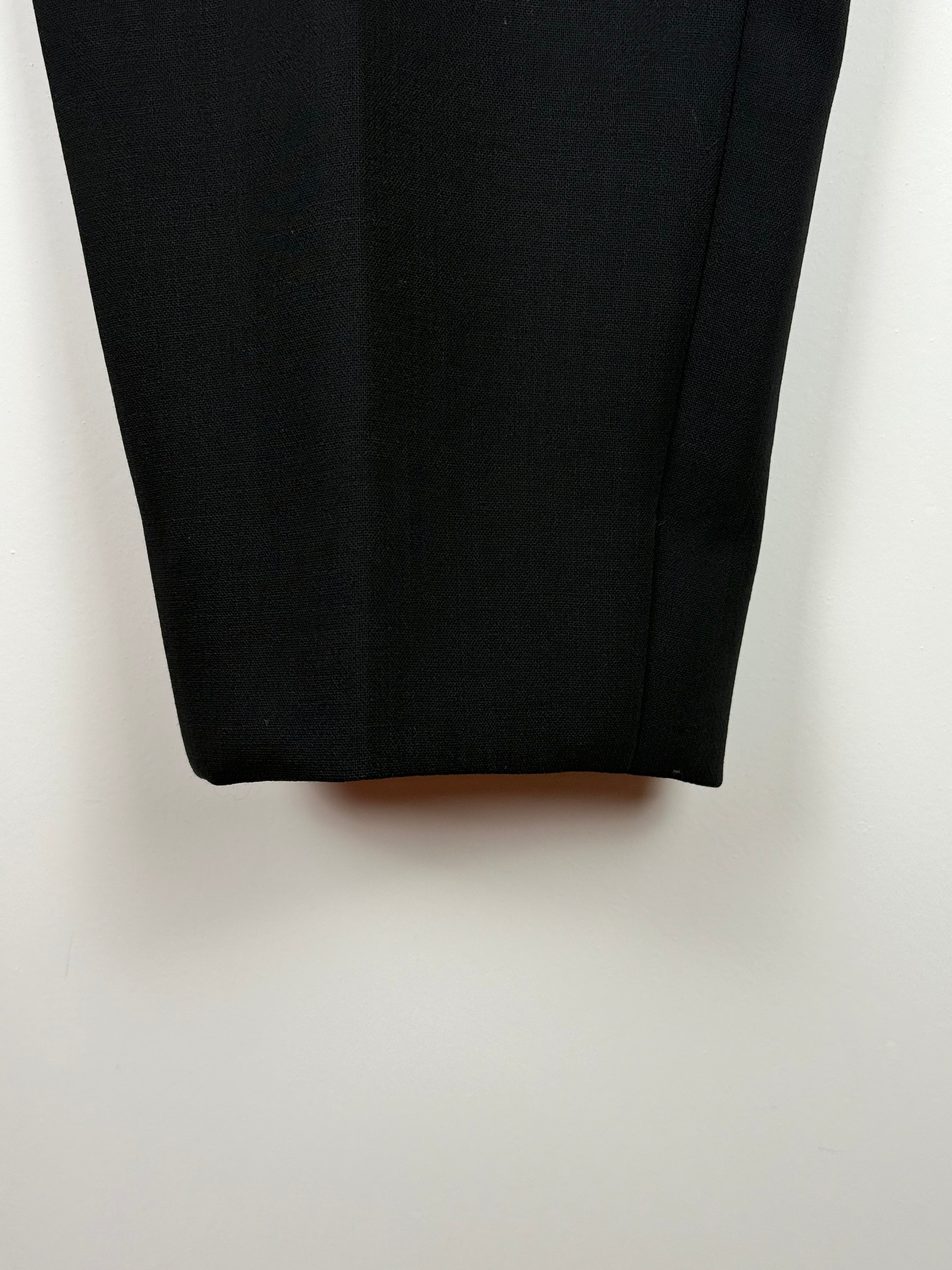 Akris Classic Wool Pants Black Sz. 42 DE