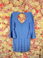 Hervé Léger Dress Light Blue Sz. L