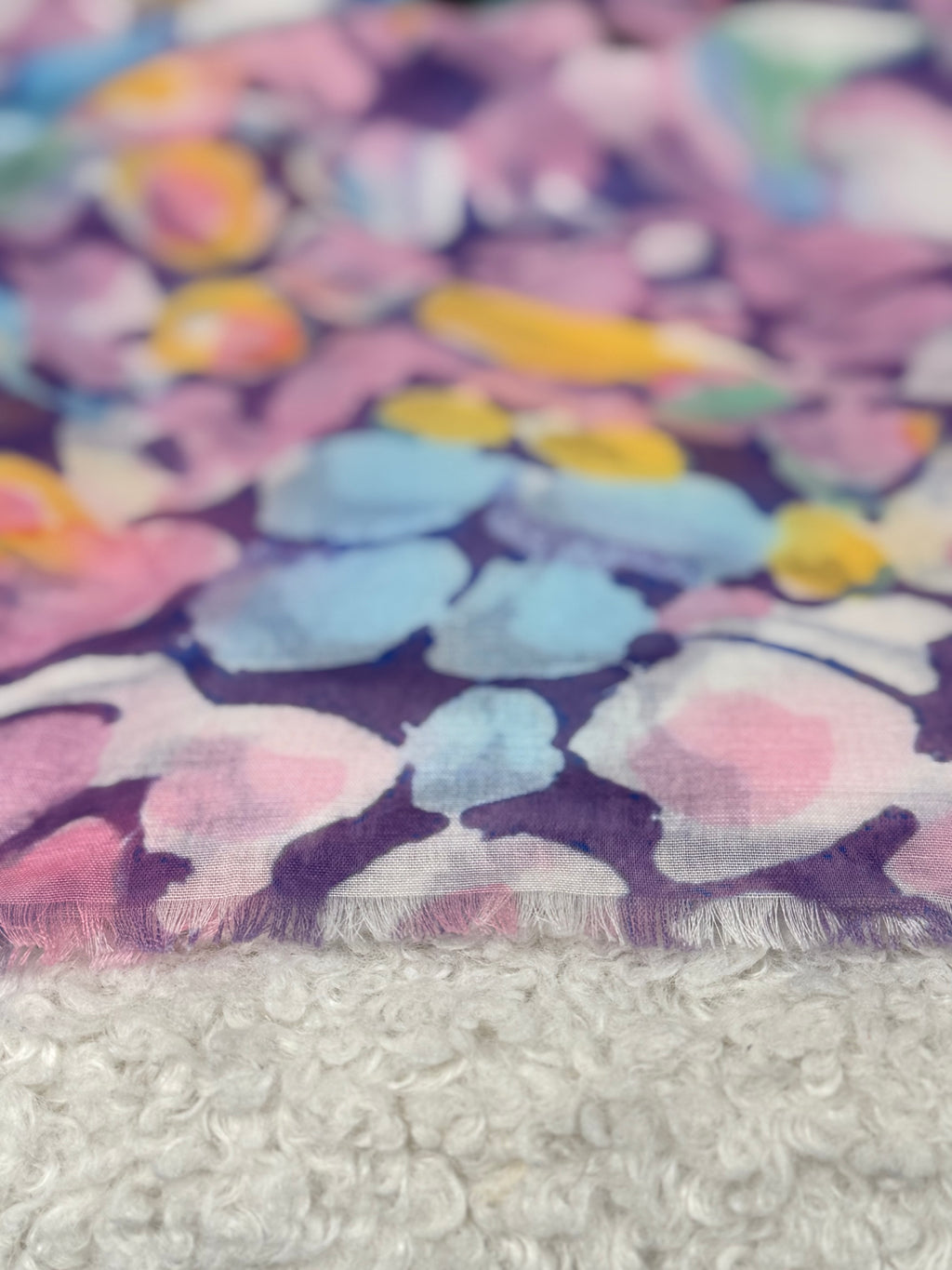 No Name Scarf Pink Multi